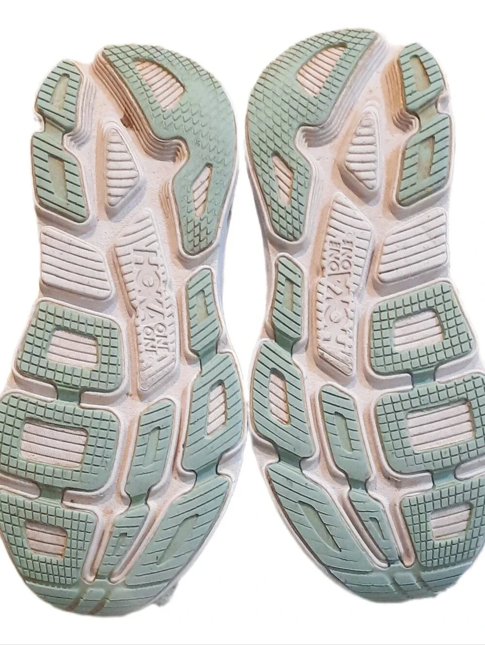 Hoka One One Bondi 7 Womens Size 7 Running Shoes Aqua Haze Blue 1110519
